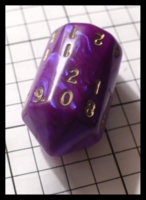 Dice : Dice - 20D - Crystal Caste Purple Swirl - FA collection buy Dec 2010